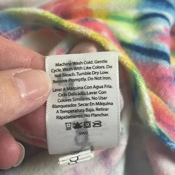 Wonder Nation Tie Dye Cover and Floral One-Piece Floral Bathing Suit - Size 6/6X - Picture 10 of 10